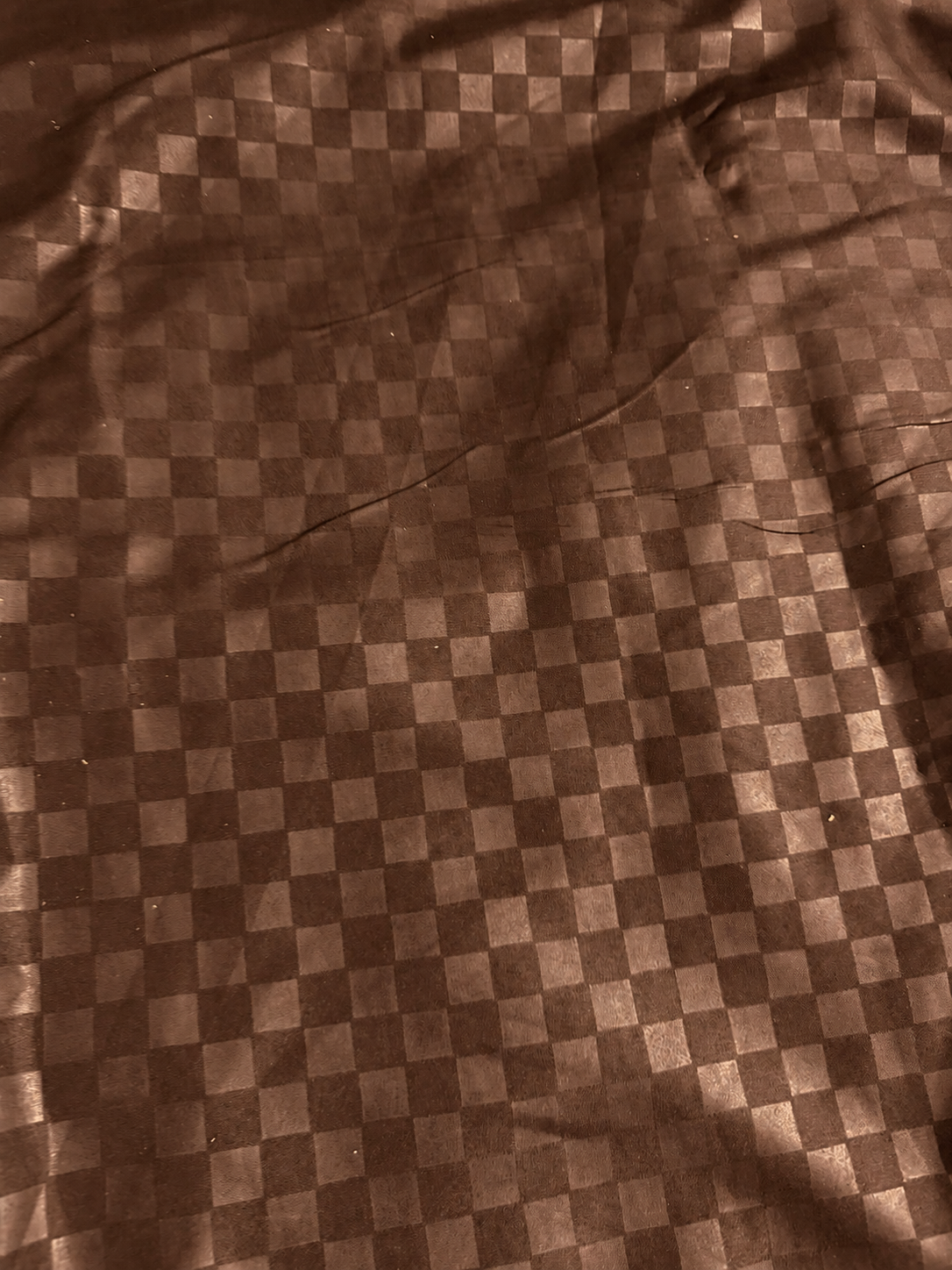 Brown Checkered Stripes