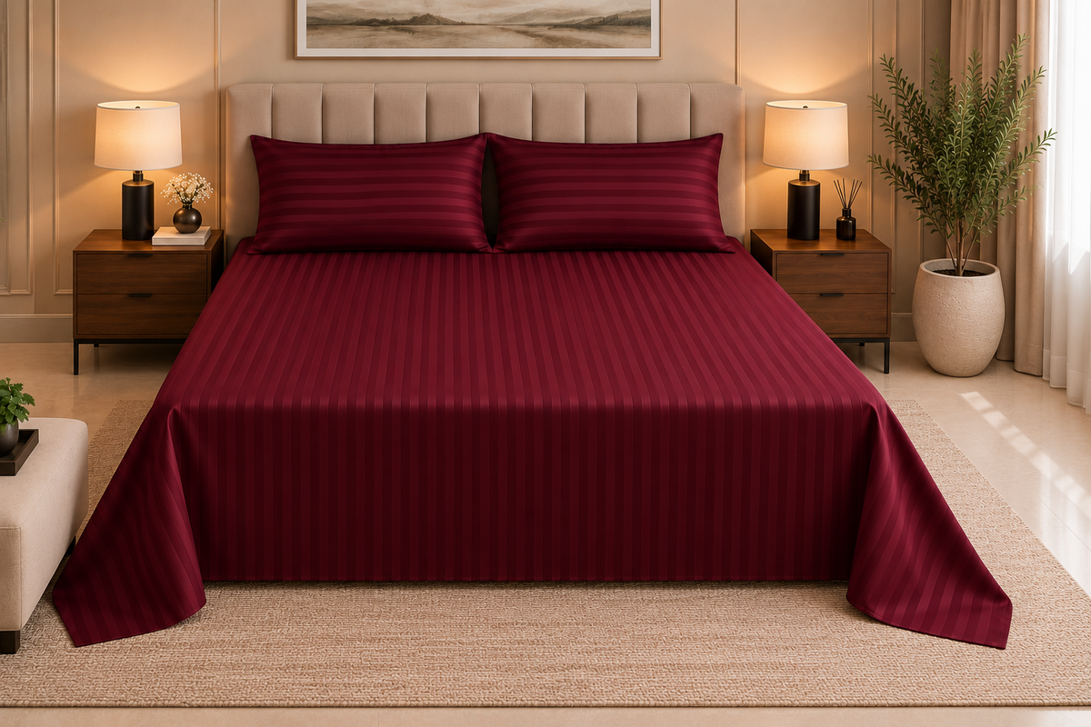 Burgundy Stripes