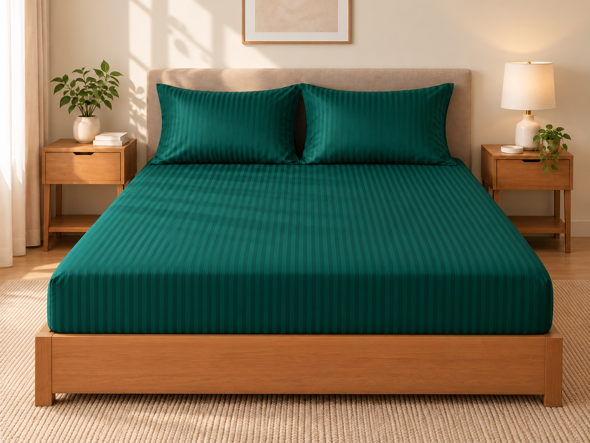 Emerald Green Stripes