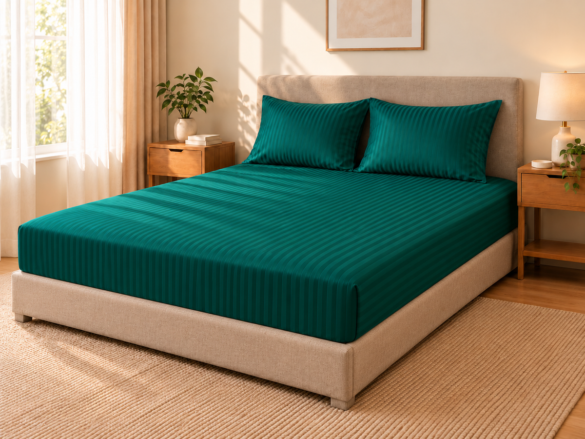 Emerald Green Stripes