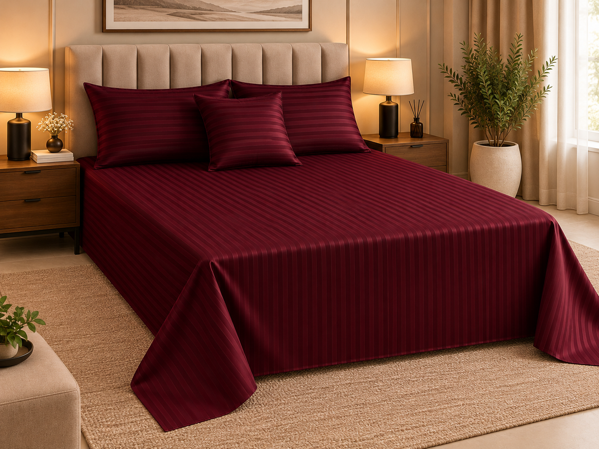 Burgundy Stripes