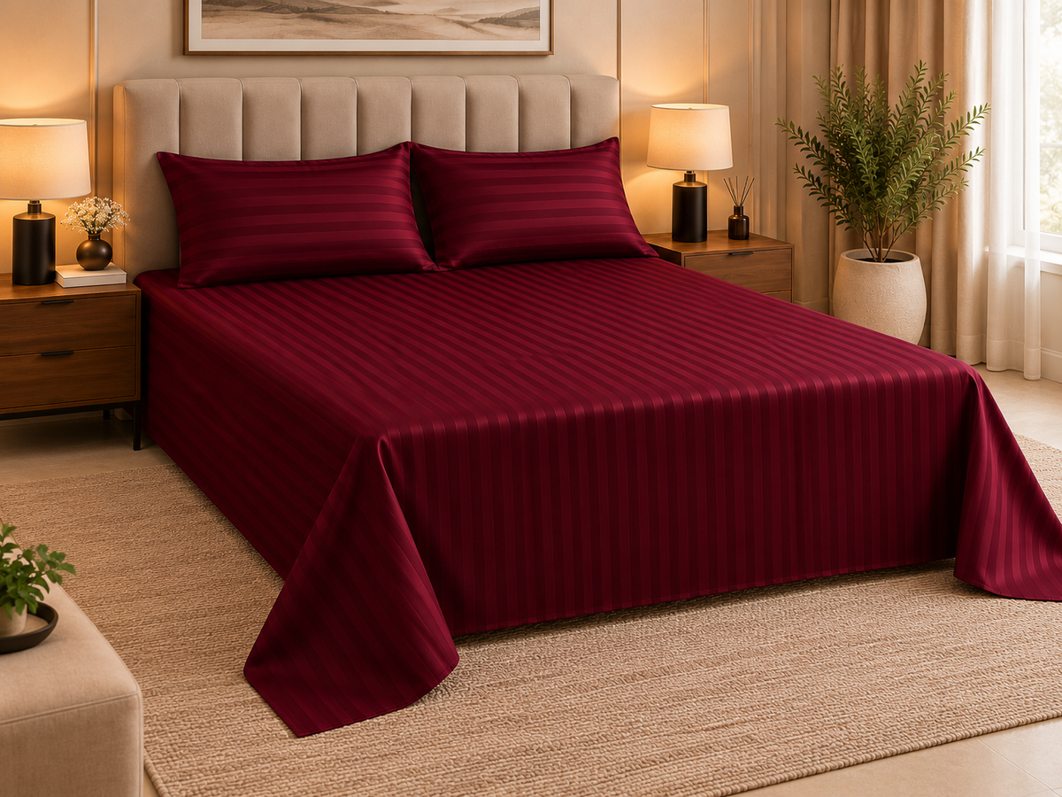 Burgundy Stripes
