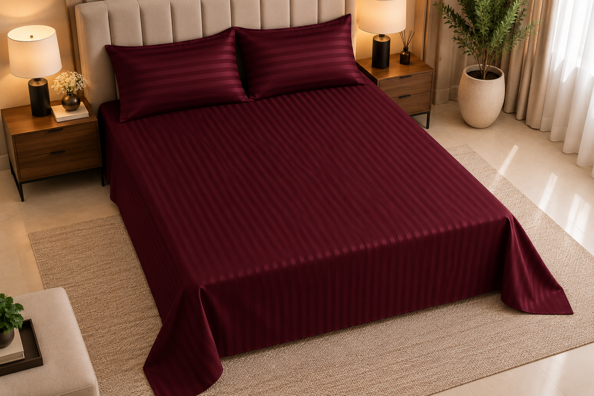 Burgundy Stripes