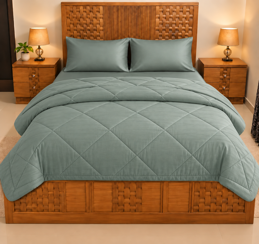Sage Green Duvet Set