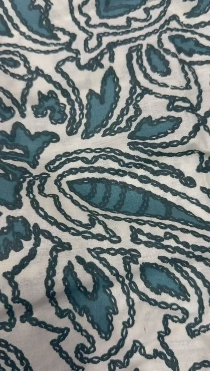 Teal Paisleys